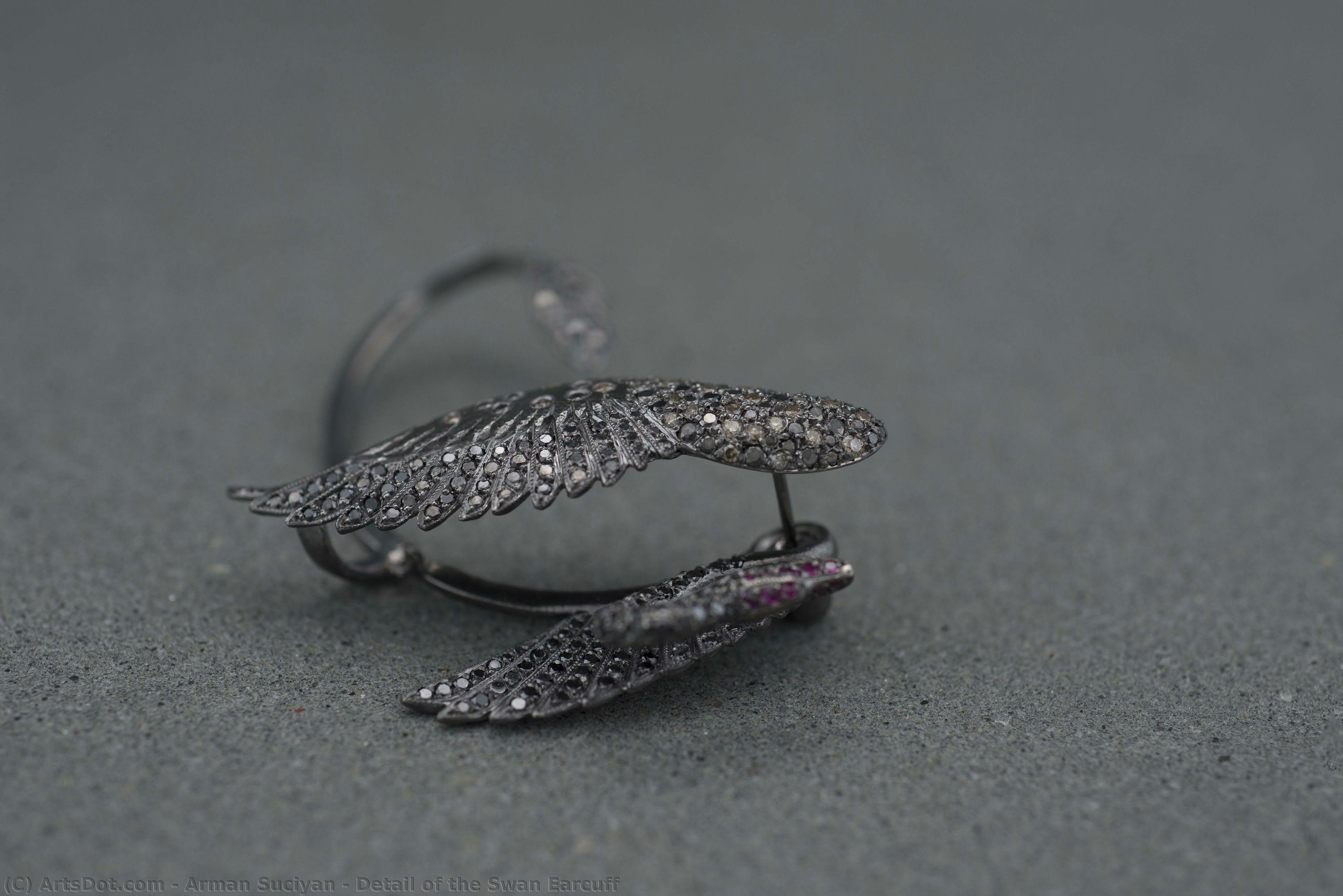 Detail Of The Swan Earcuff — Arman Suciyan