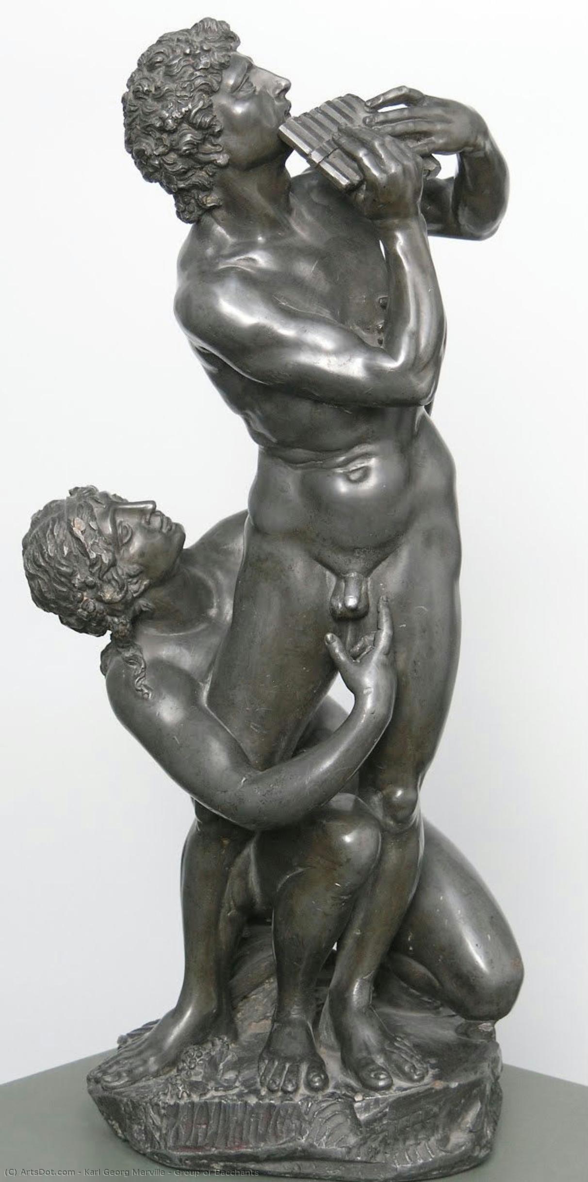 Group Of Bacchants — Karl Georg Merville