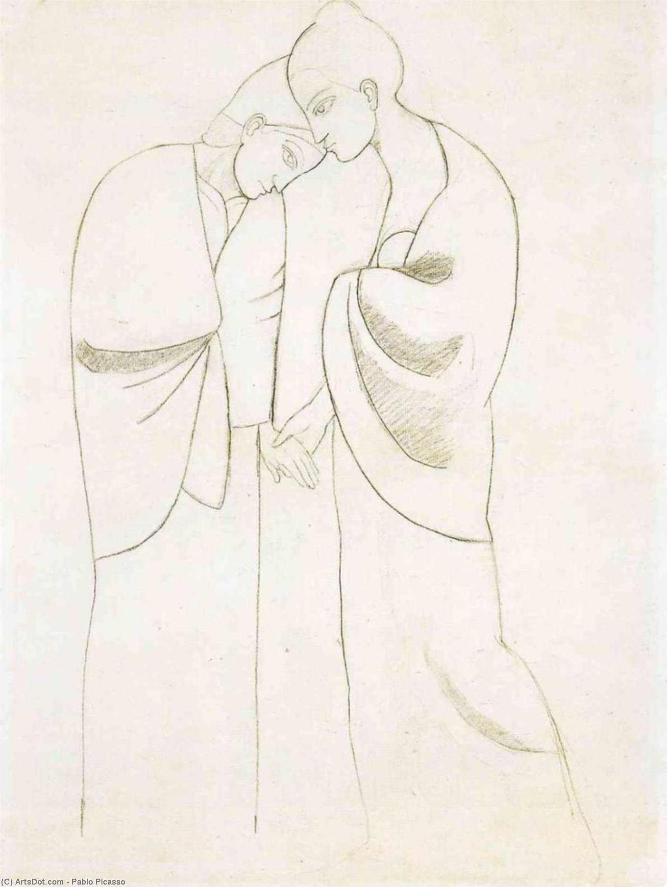 Estudio Para «dos Hermanas» — Pablo Picasso