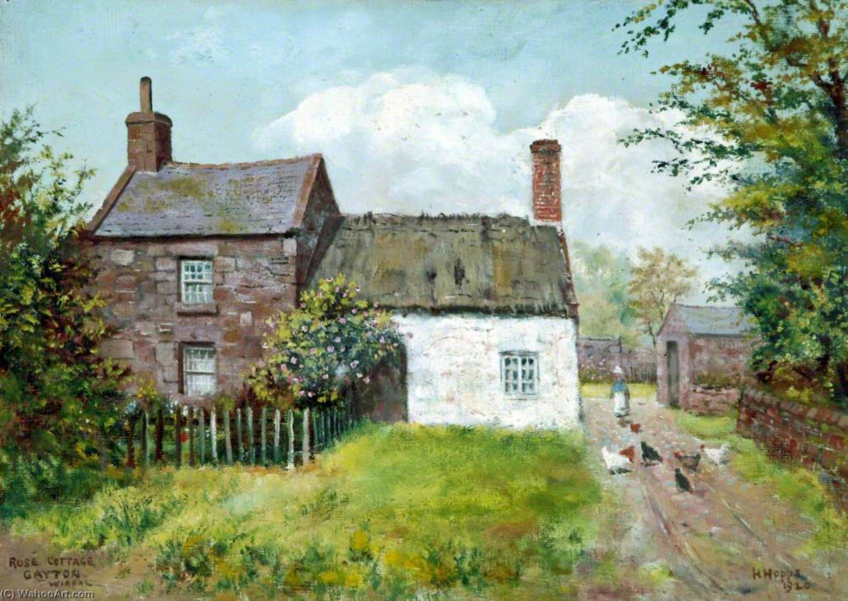 Rose Cottage, Gayton, Wirral — Harold Hopps