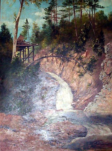 (rocky Creek And Observation Deck), (painting) — Von Luerzer