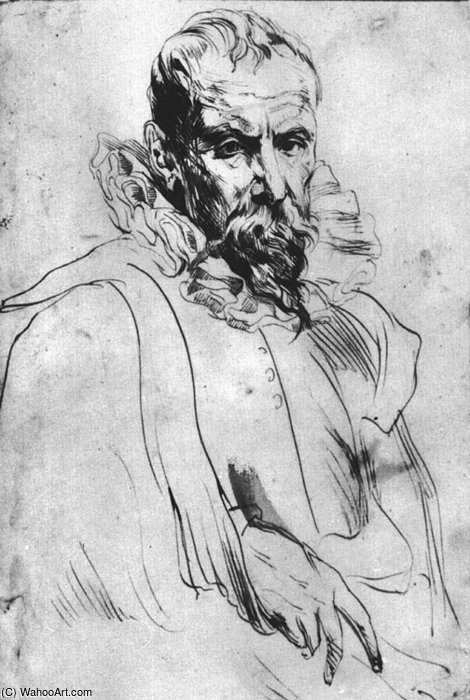 Portrait Of Pieter Bruegel The Younger — Sir Anthony Van Dyck