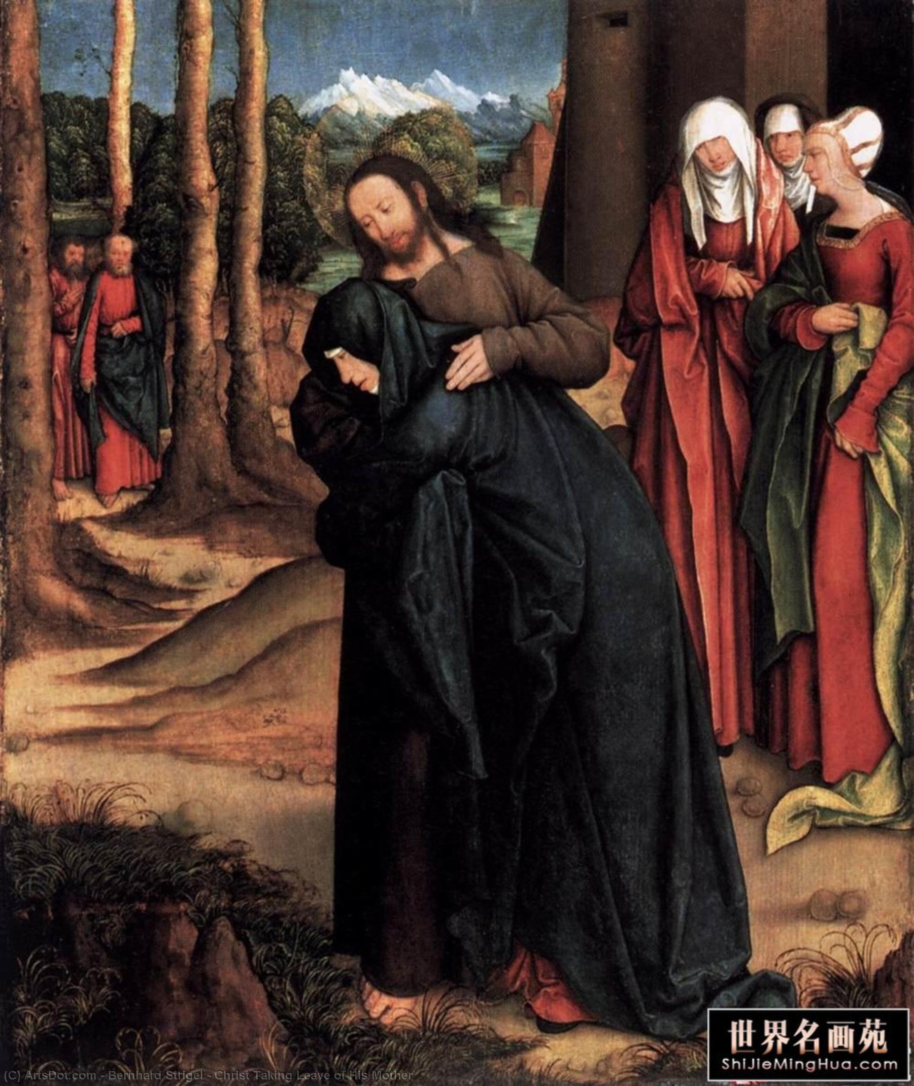 Christ Taking Leave Of His Mother — Bernhard Strigel