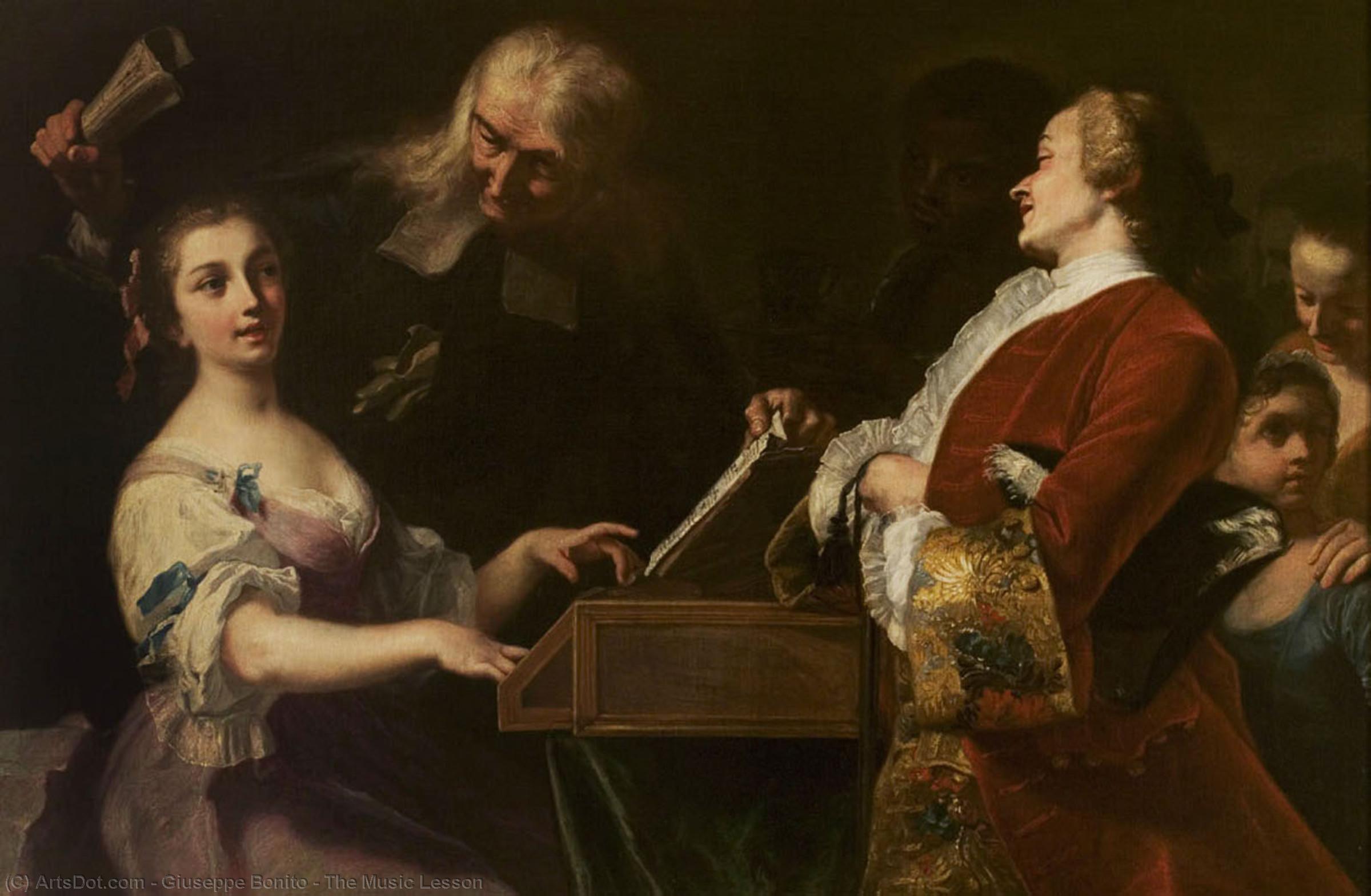 The Music Lesson — Giuseppe Bonito
