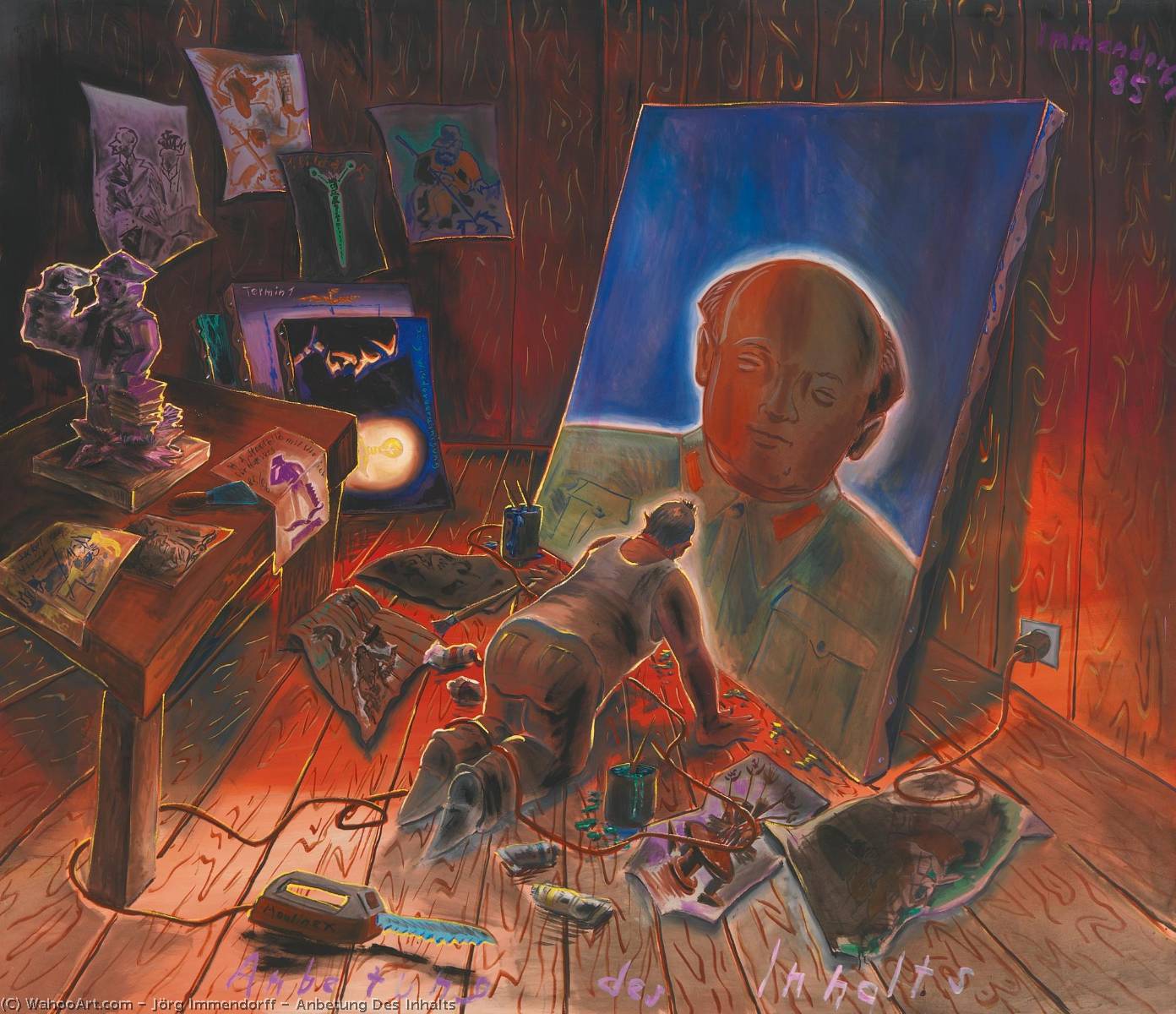 Anbetung Des Inhalts — Jörg Immendorff