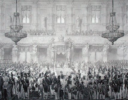 State Banquet To Mark The Occasion Of The Coronation — Alessandro Sanquirico