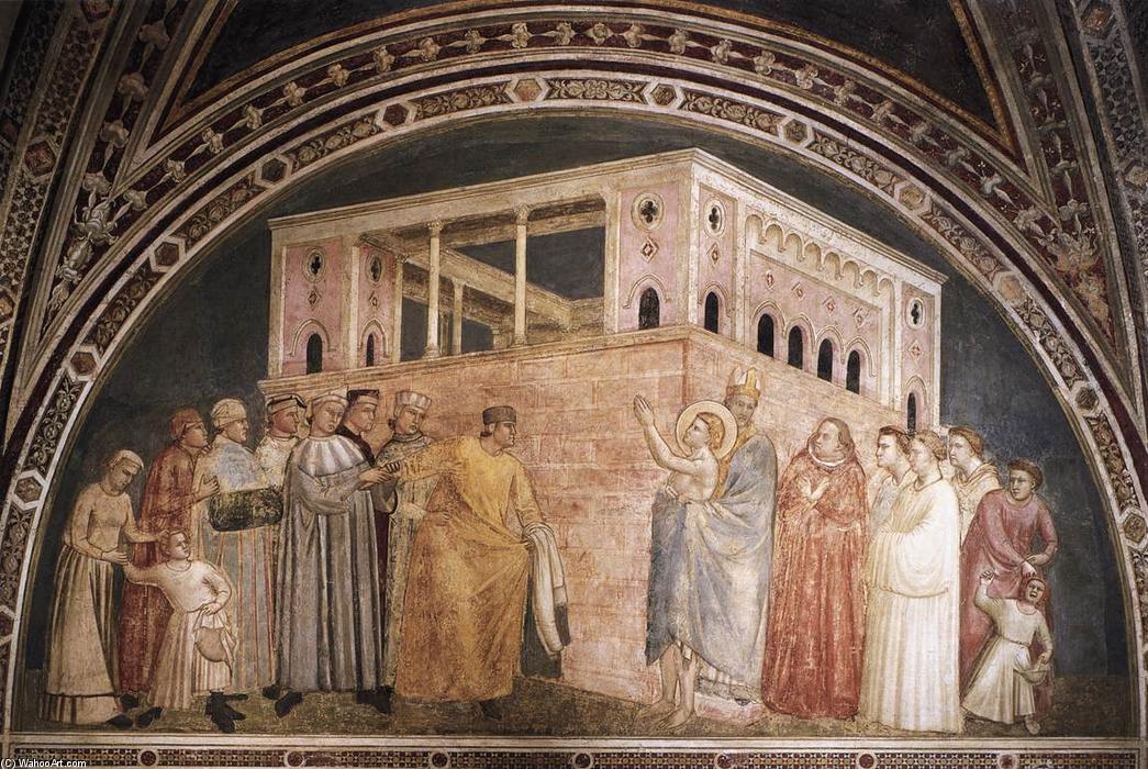 Scenes From The Life Of Saint Francis: 2. Renunciation Of Wordly Goods — Đijoto Di Bondone
