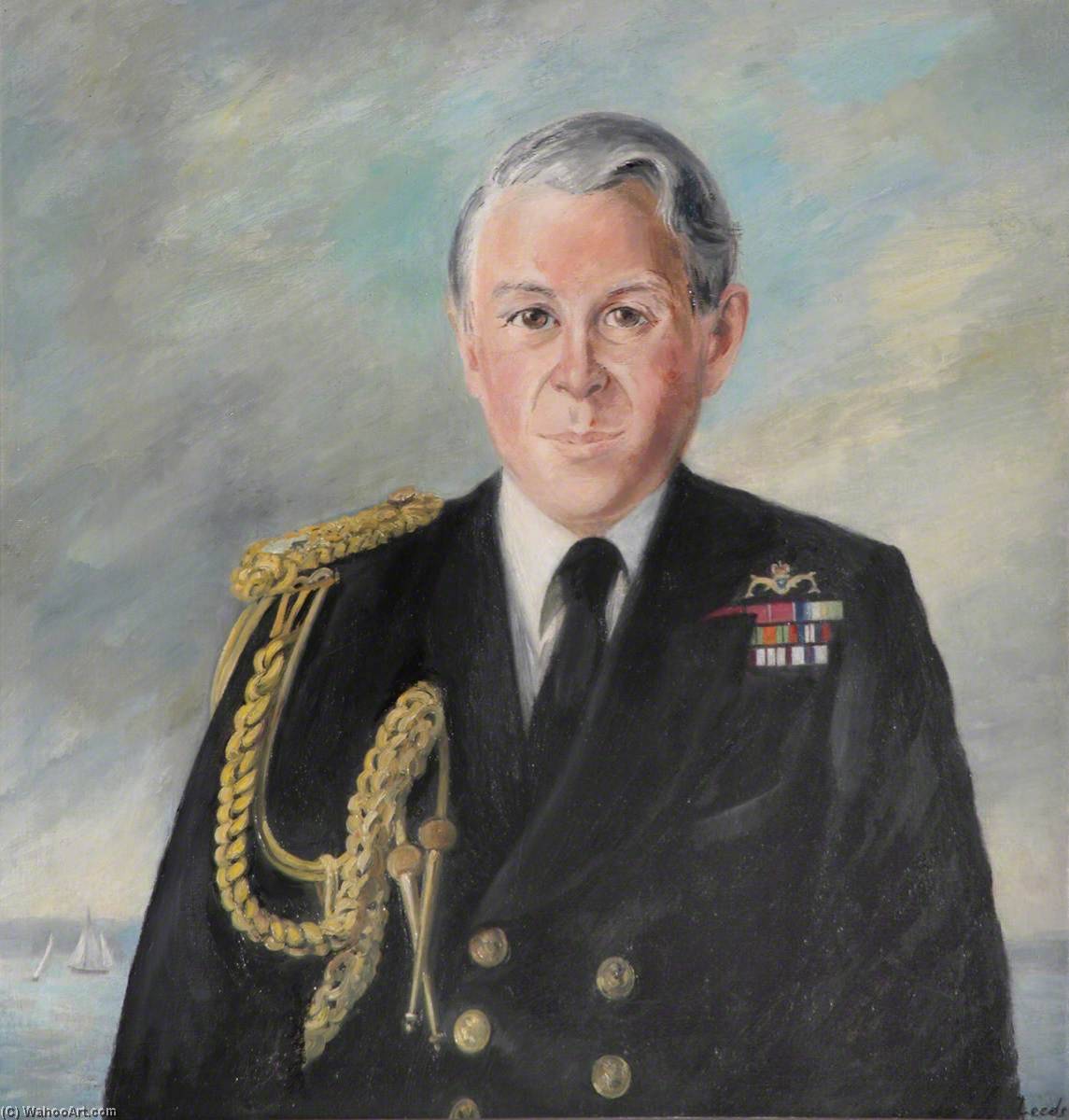 Falklands Portraits Admiral In Service Dress — Caroline Hobart