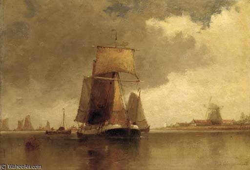 Shipping On An Estuary — Paul Jean Clays