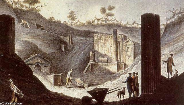 Tempels In Pompeji — Pietro Fabris