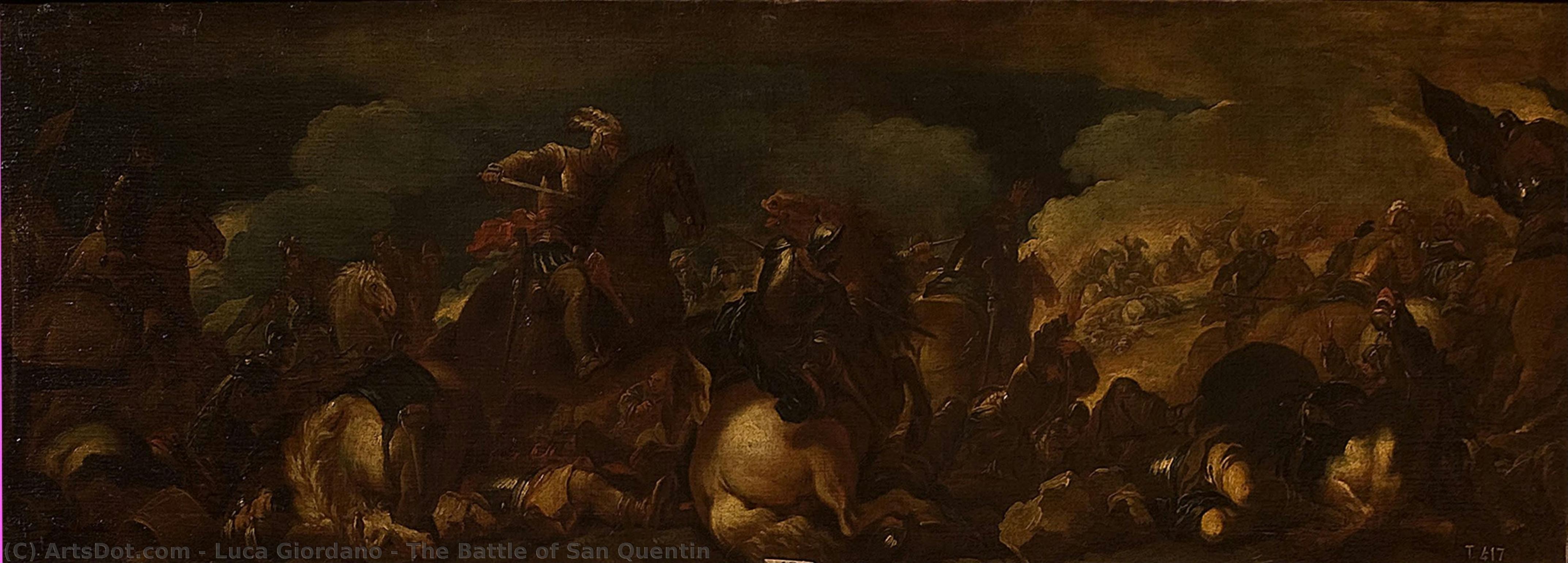 The Battle Of San Quentin — Luca Giordano