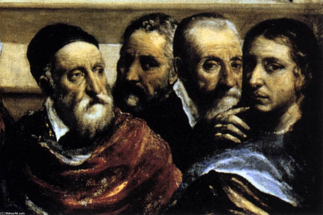 The Purification Of The Temple (detail) — El Greco