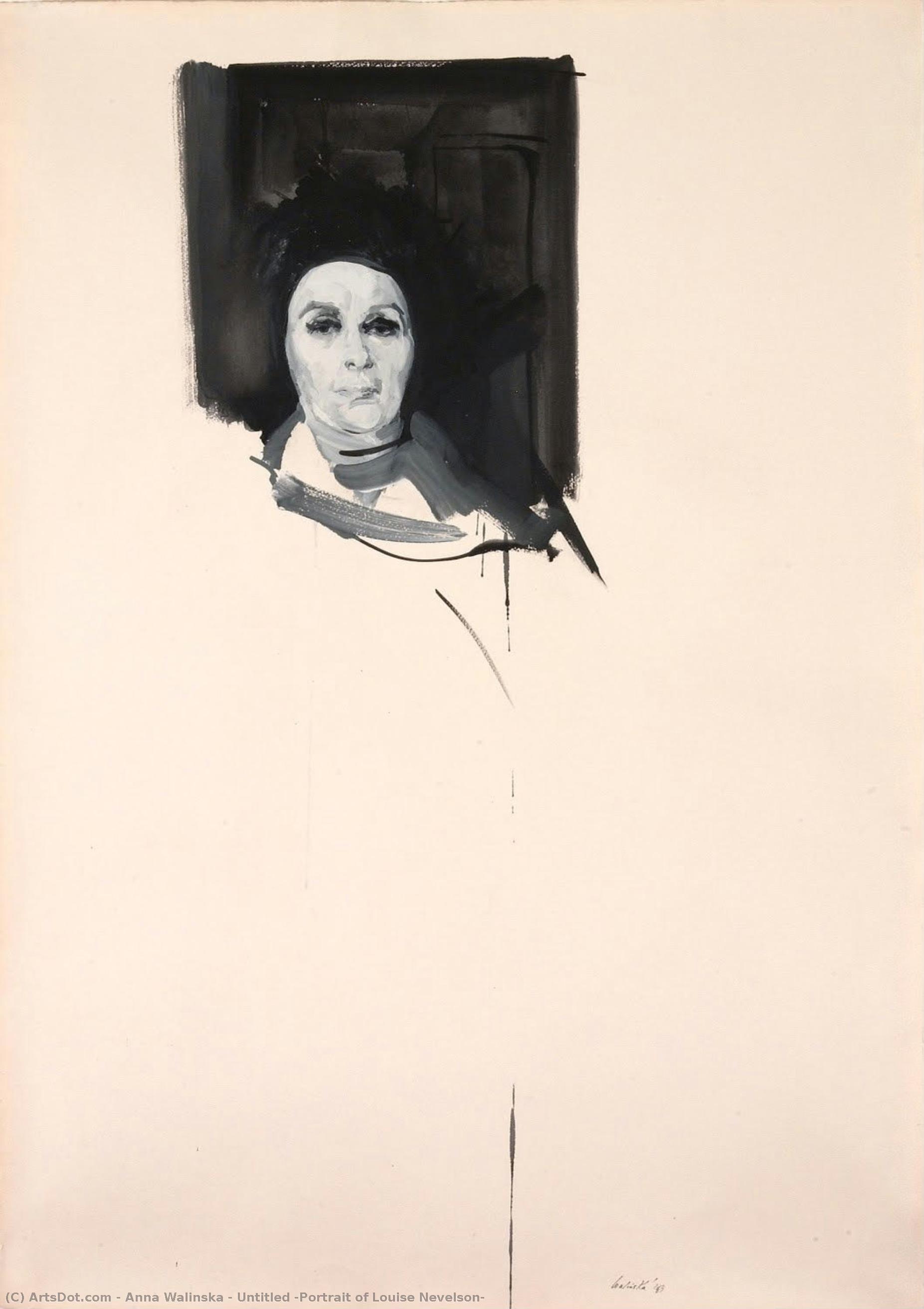 Untitled (portrait Of Louise Nevelson) — Anna Walinska