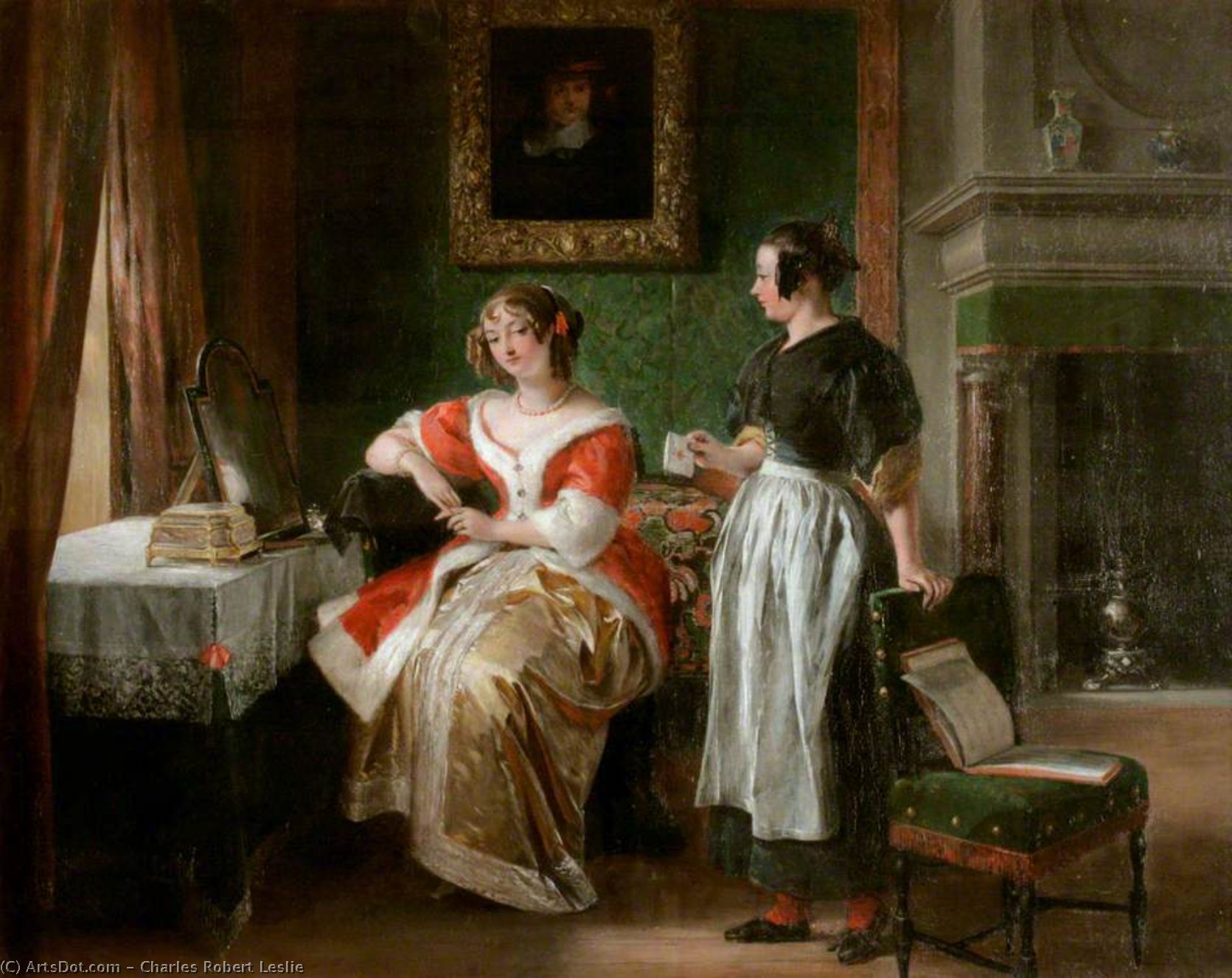 Who Can This Be From — Charles Robert Leslie