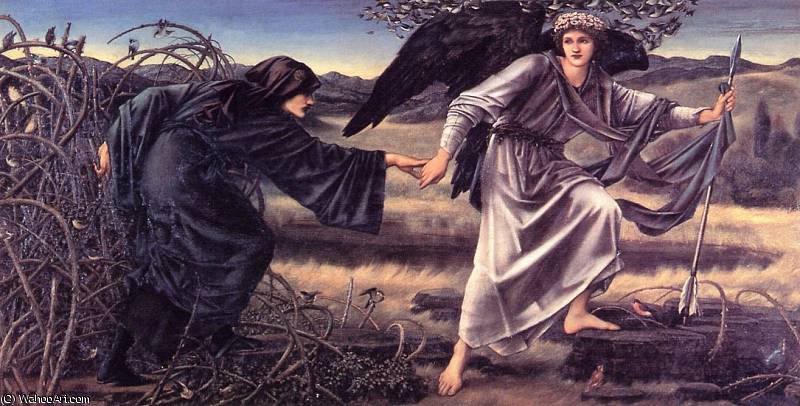 Love Leading The Pilgrim — Edward Coley Burne-jones