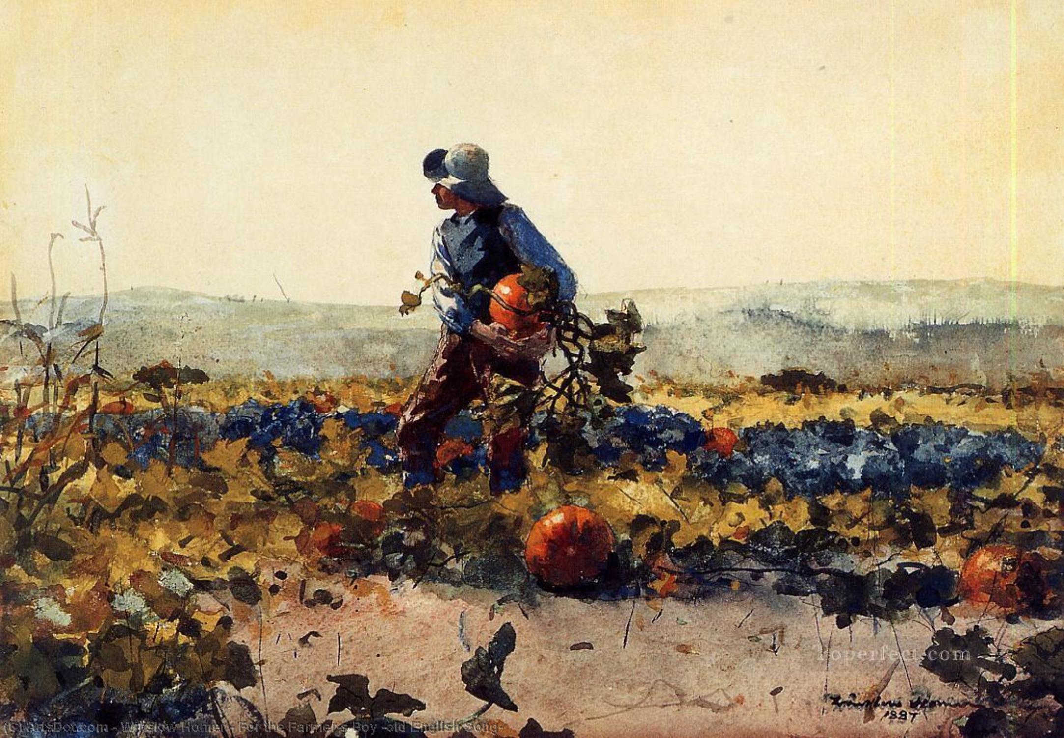 Für Den Bauernjungen (alte Englische Melodie) — Winslow Homer
