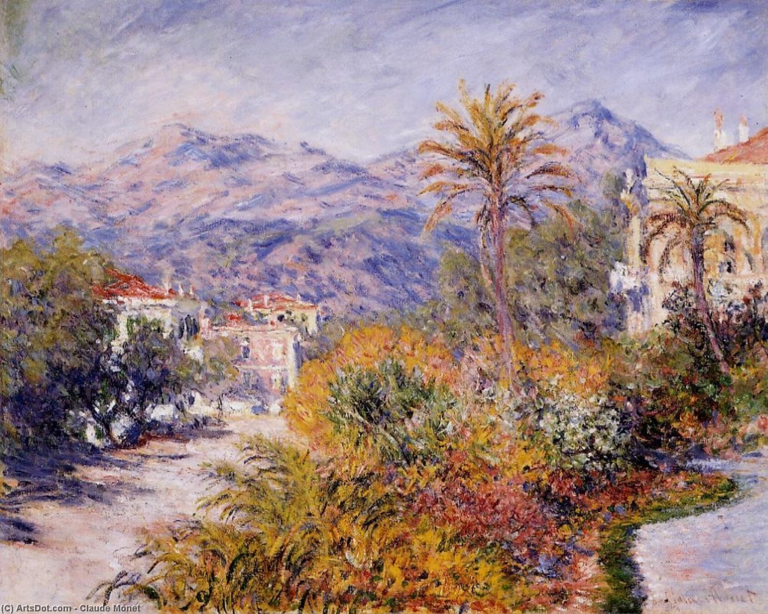Strada Romana In Bordighera — Клод Моне