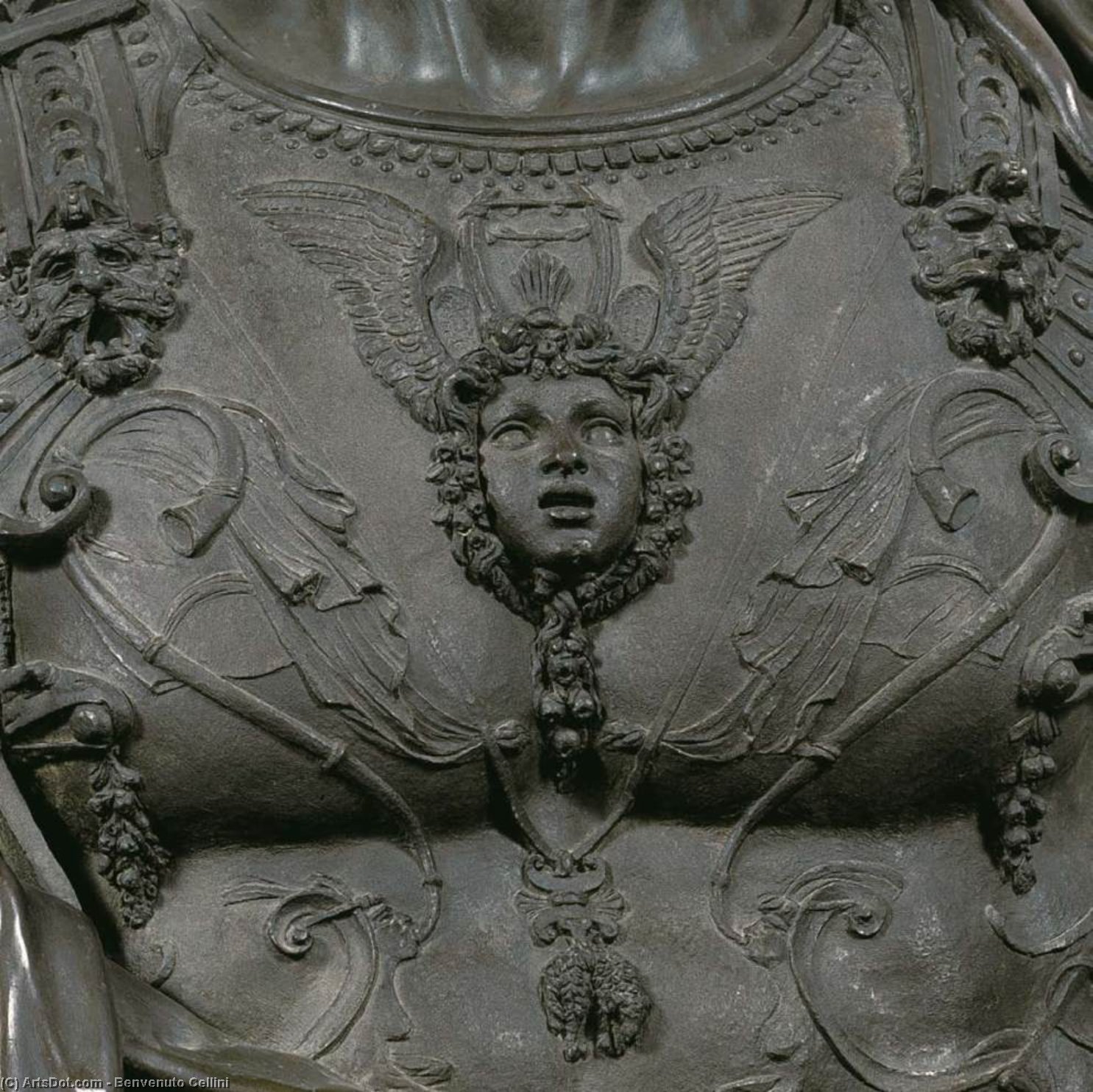 Bust Of Cosimo I (detail) — Беневеното Челини