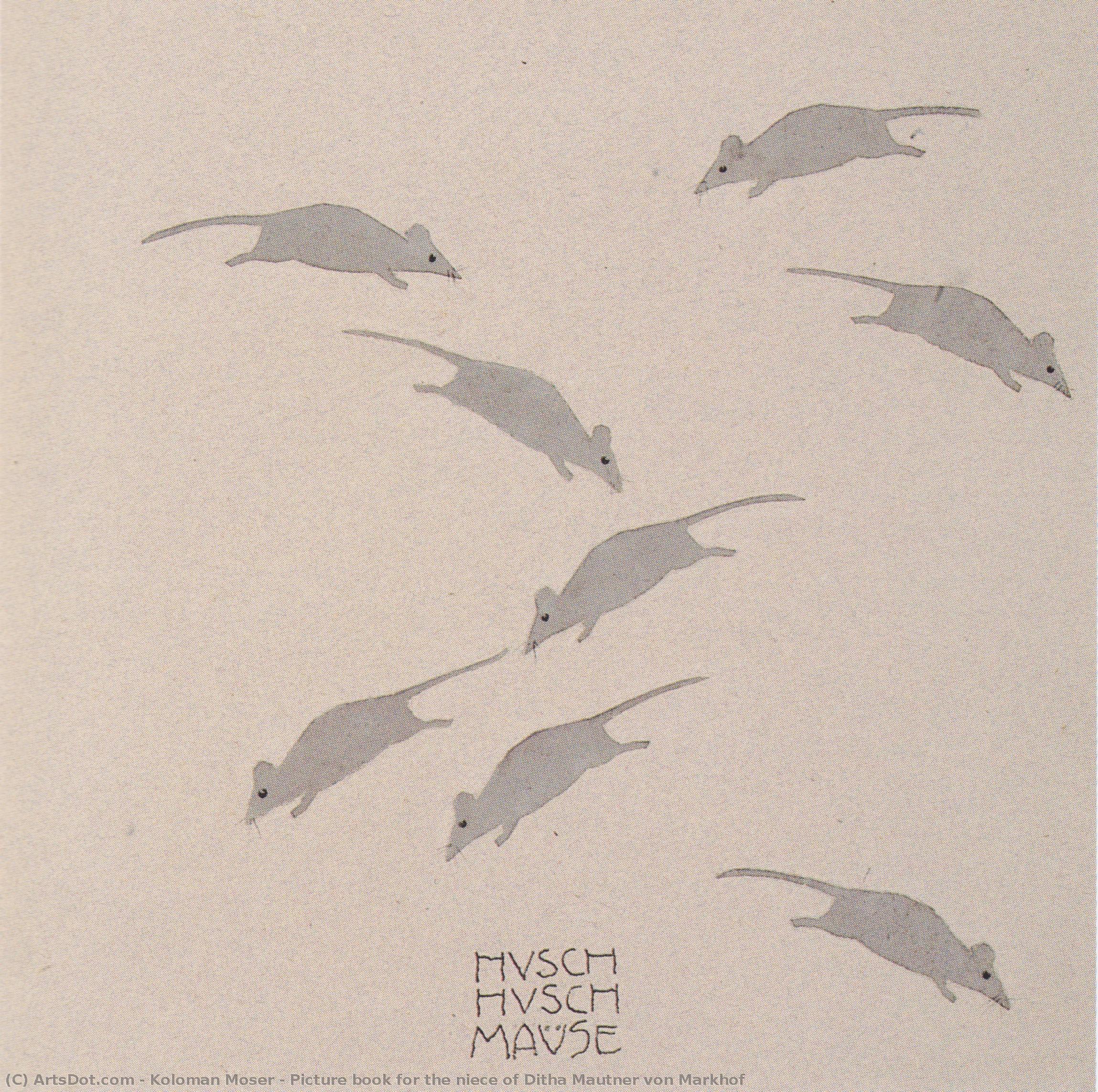 Picture Book For The Niece Of Ditha Mautner Von Markhof — Koloman Moser