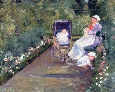 Children In The Garden (the Nurse) — Mary Stevenson Cassatt