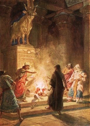 A Prophet Of God Denounces The Idolatry Of Jeroboam — William Brassey Hole