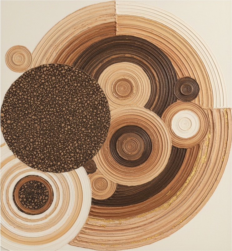 Echoes Of Earth: A Monolithic Study In Concentric Rhythms And Timeless Texture — David Moreau
