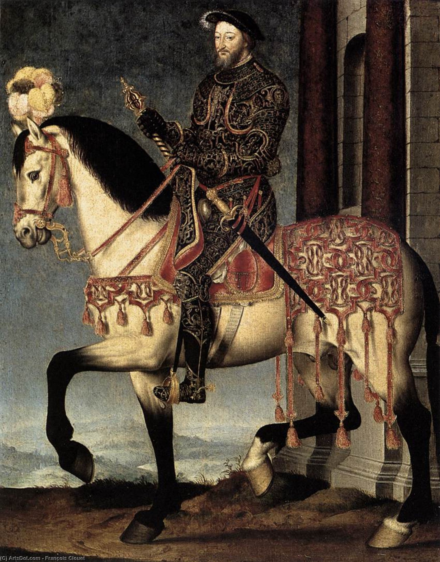 Portrait Of Francis I, King Of France — François Clouet