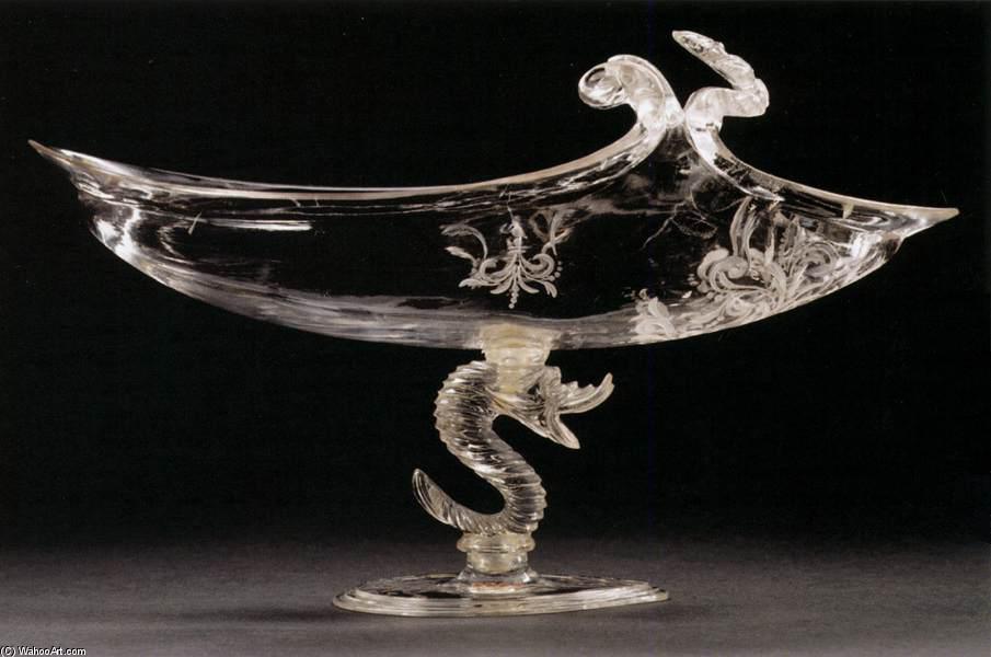 Bowl In The Form Of A Ship — Ottavio Miseroni