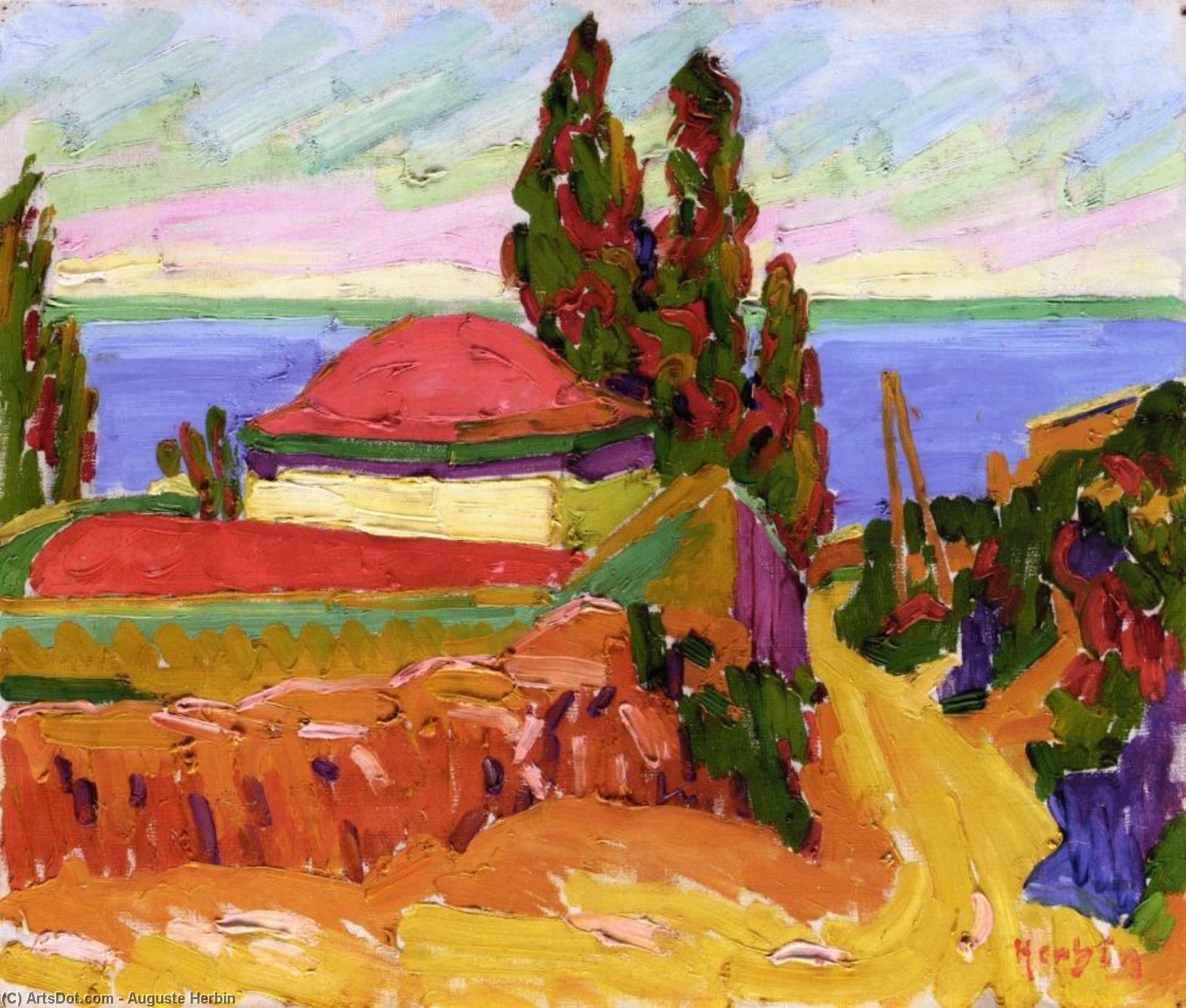 Corsican Landscape — Огюст Эрбен