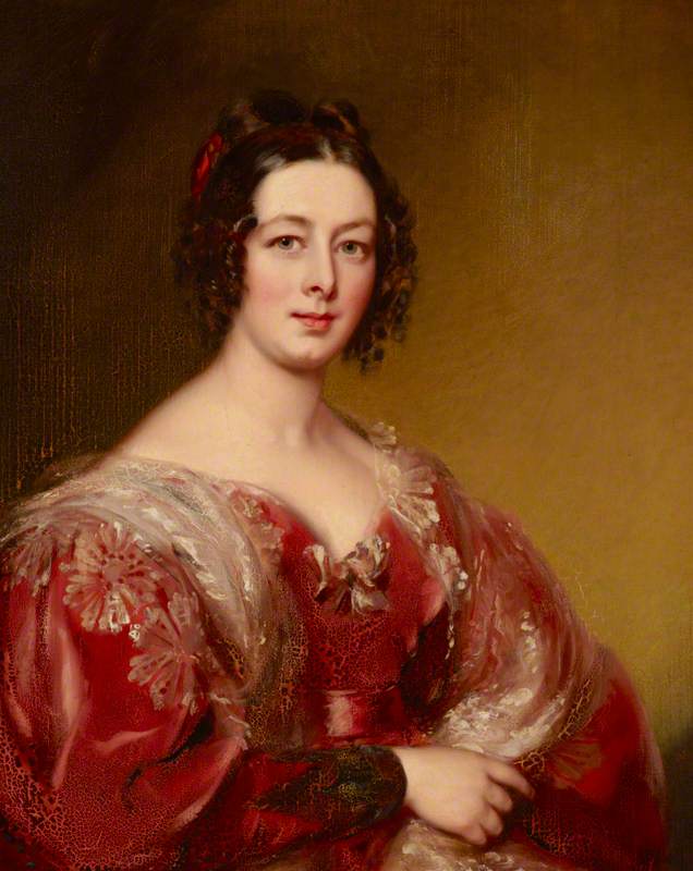 Lady Charlotte Wyndham (1795–1870), Lady Charlotte King — John Seymour Lucas