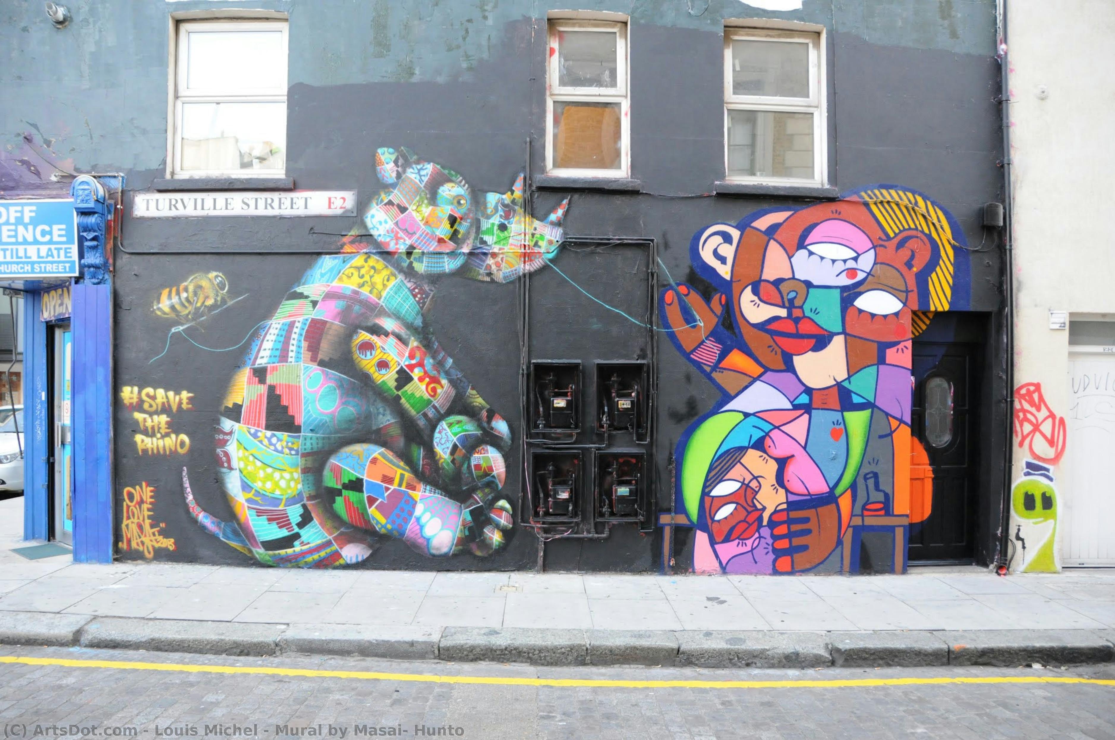 Mural By Masai, Hunto — Louis Masai