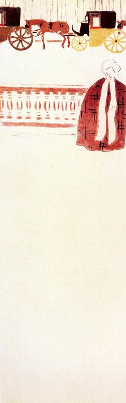 The Promenade Of Nurses, Frieze Cabs — Pierre Bonnard