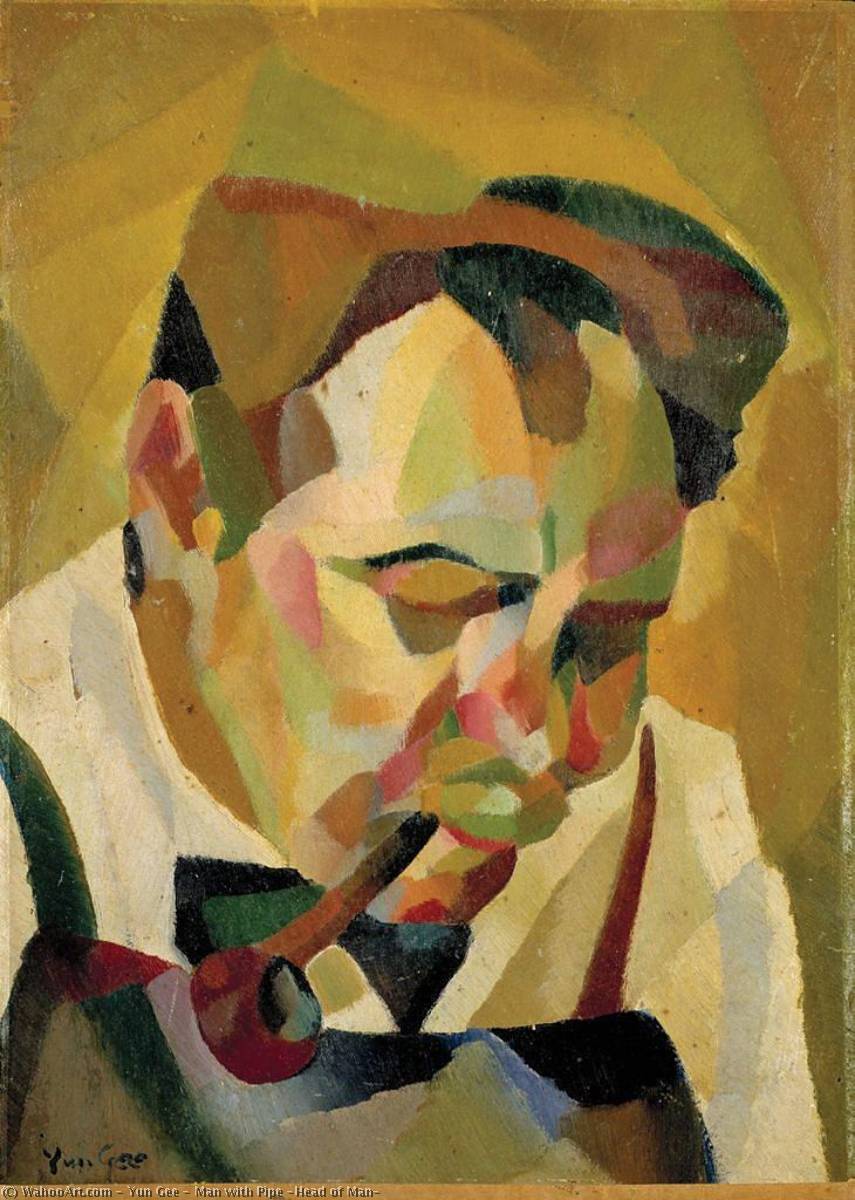 Man With Pipe (head Of Man) — Yun Gee