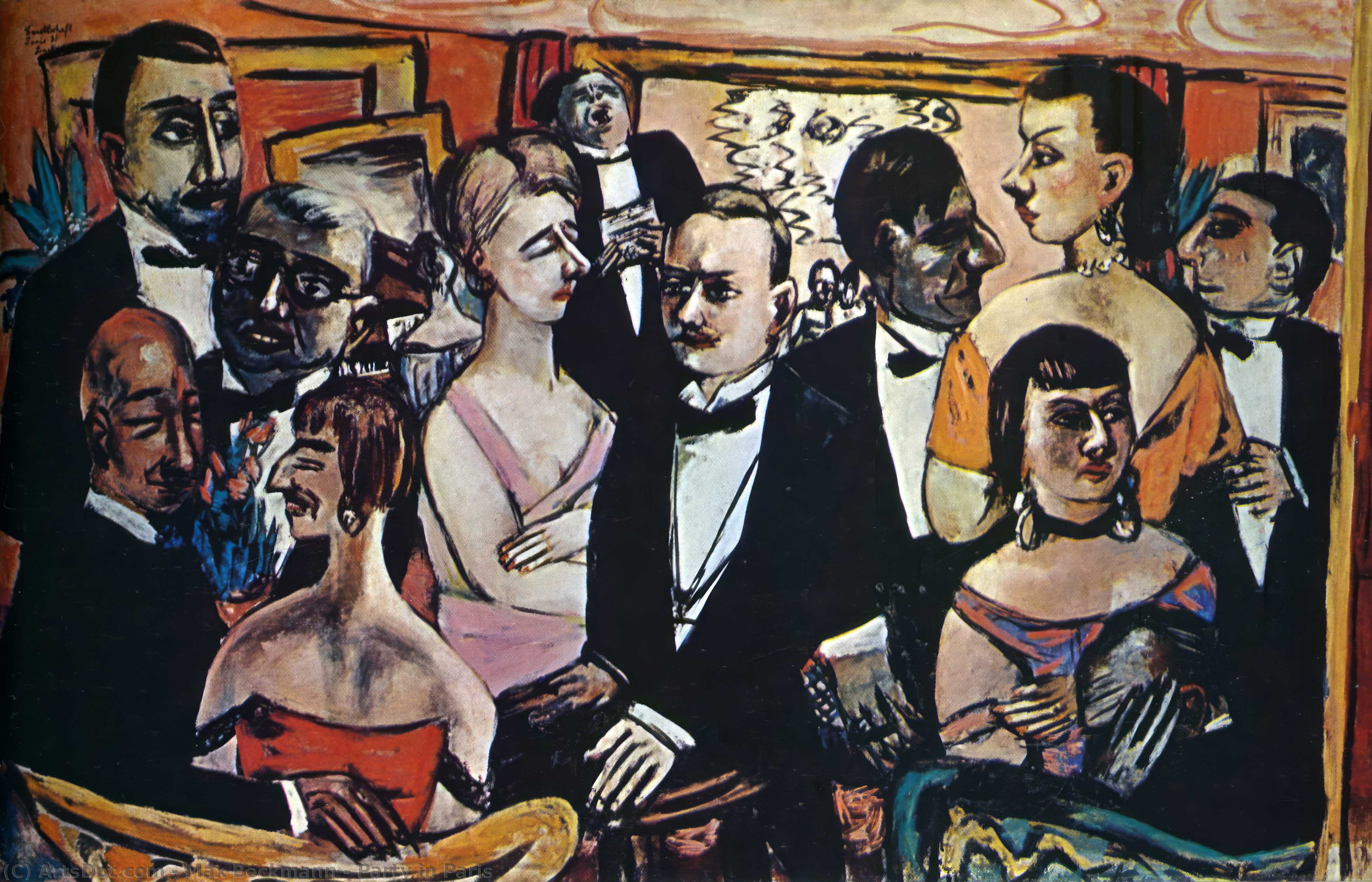 Party In Paris — Max Beckmann
