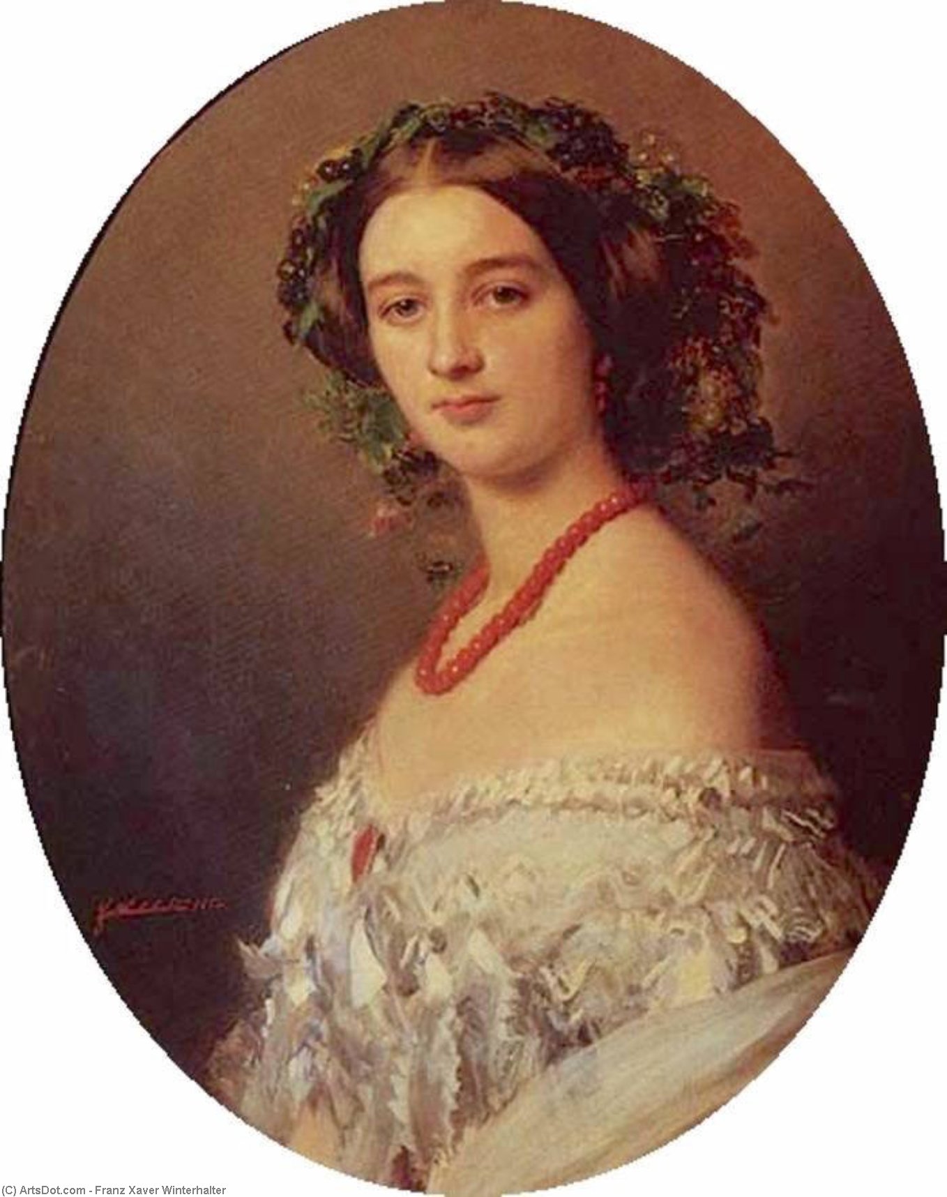 Maria Louise Of Wagram Princess Of Murat — Franz Xavier Winterhalter