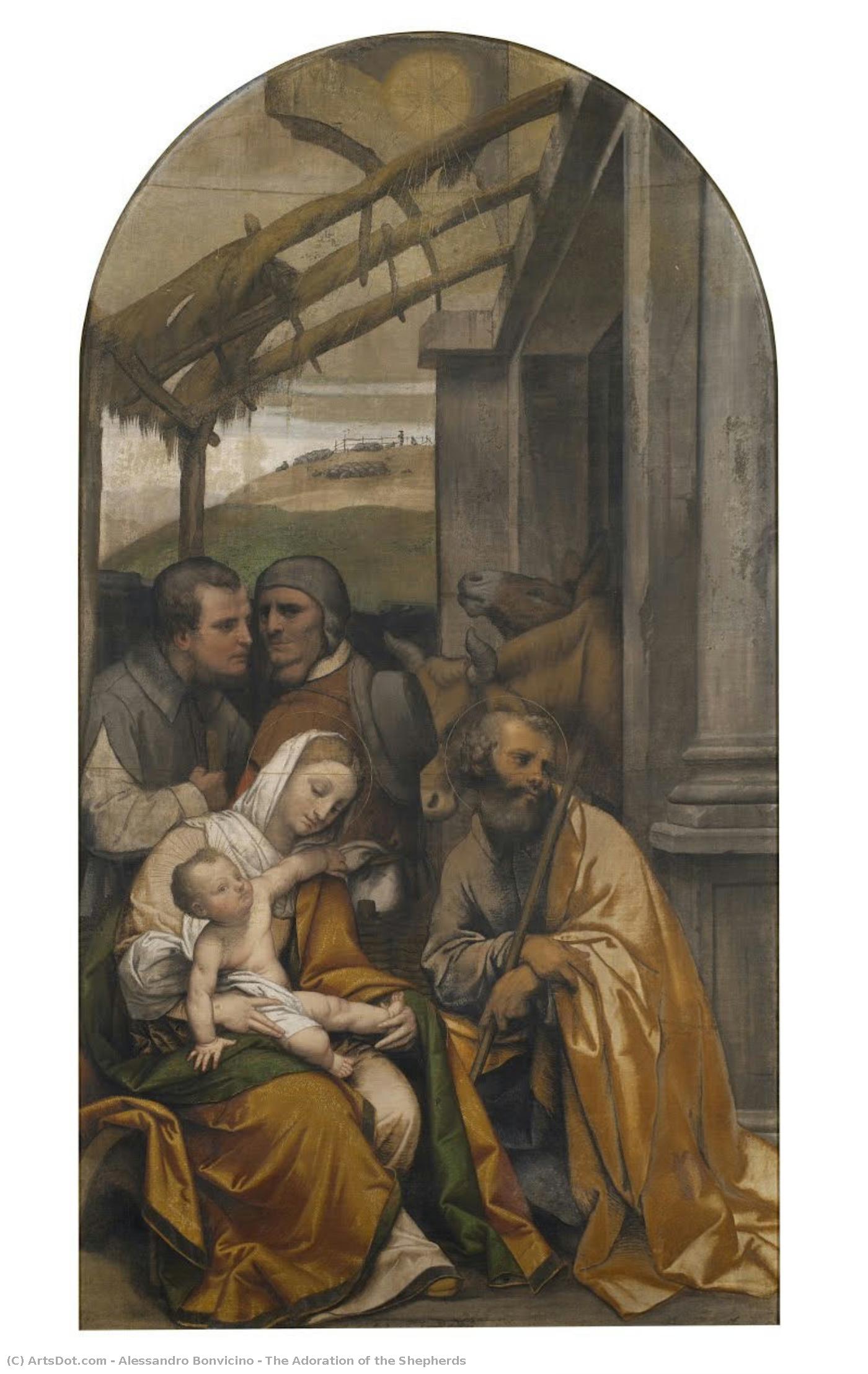 The Adoration Of The Shepherds — Alessandro Bonvicino