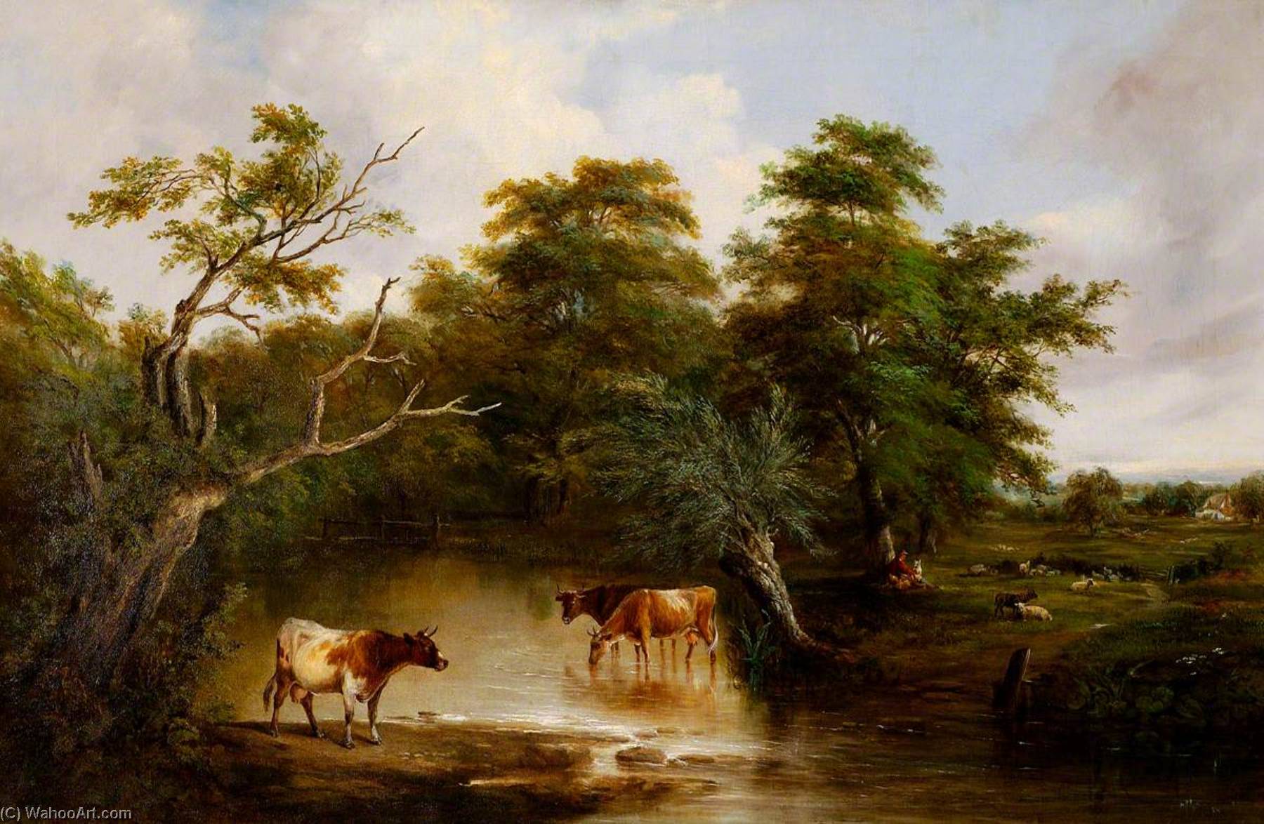 Cattle Watering — Robert Burrows