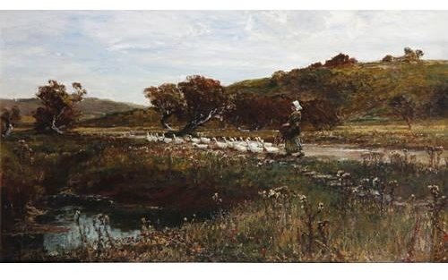 Landscape With Peasant — Edwin Ellis