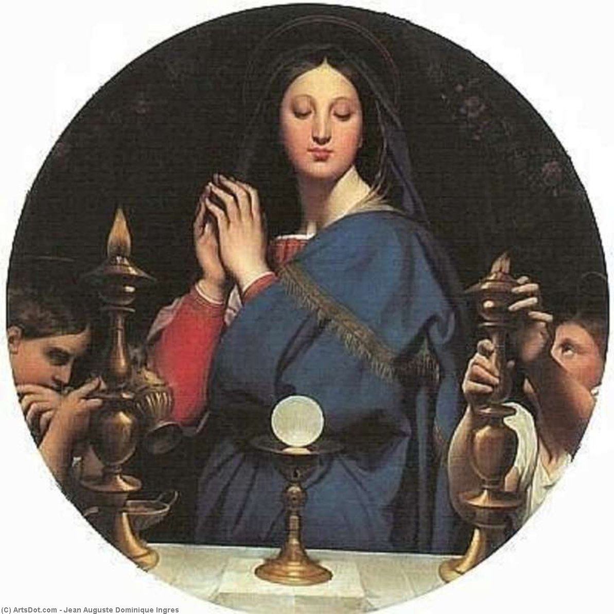 The Virgin Of The Host — Jean-auguste-dominique Ingres