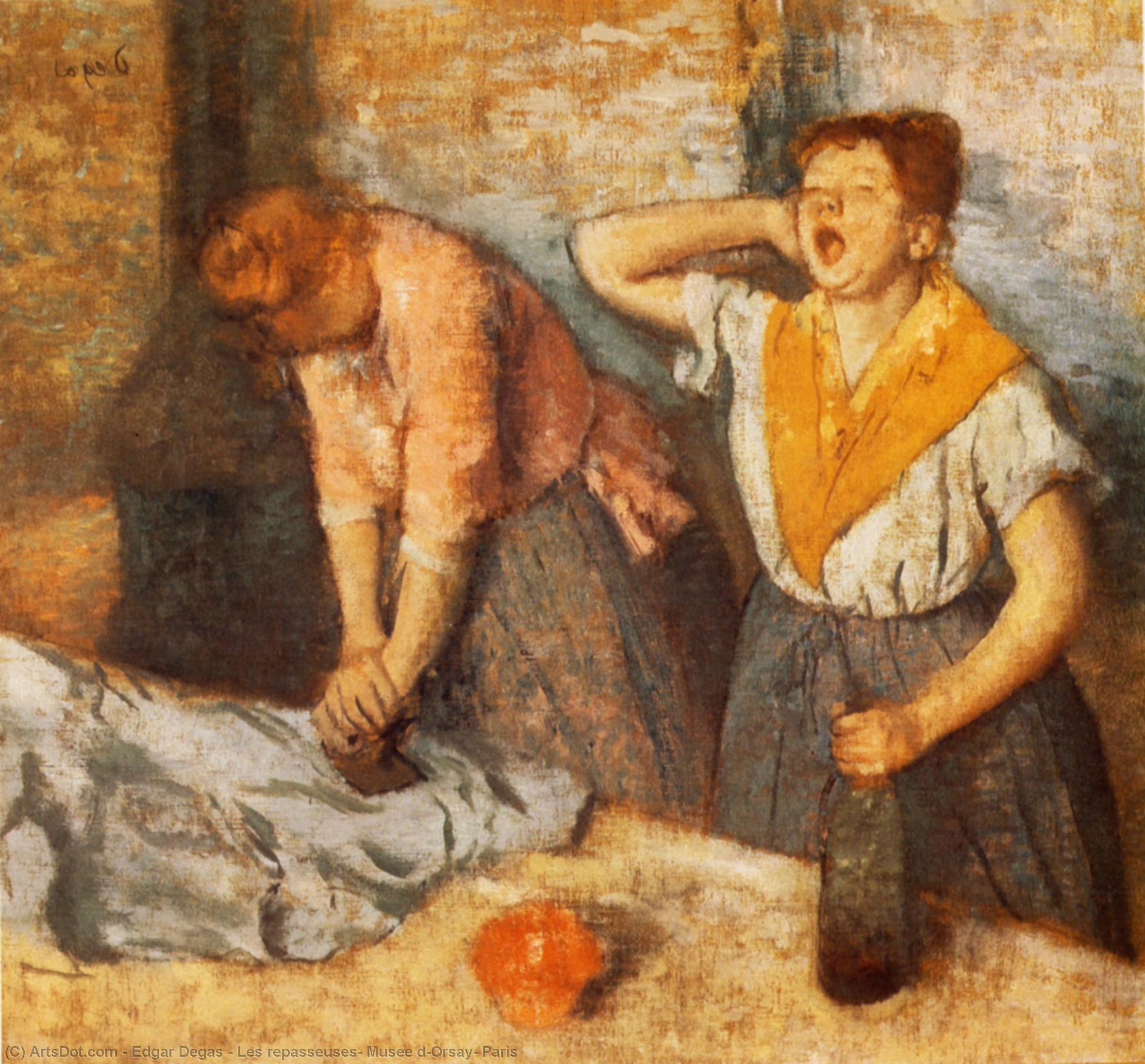 Les Repasseuses - Zwei Plätterinnen — Hilaire-germain-edgar Degas