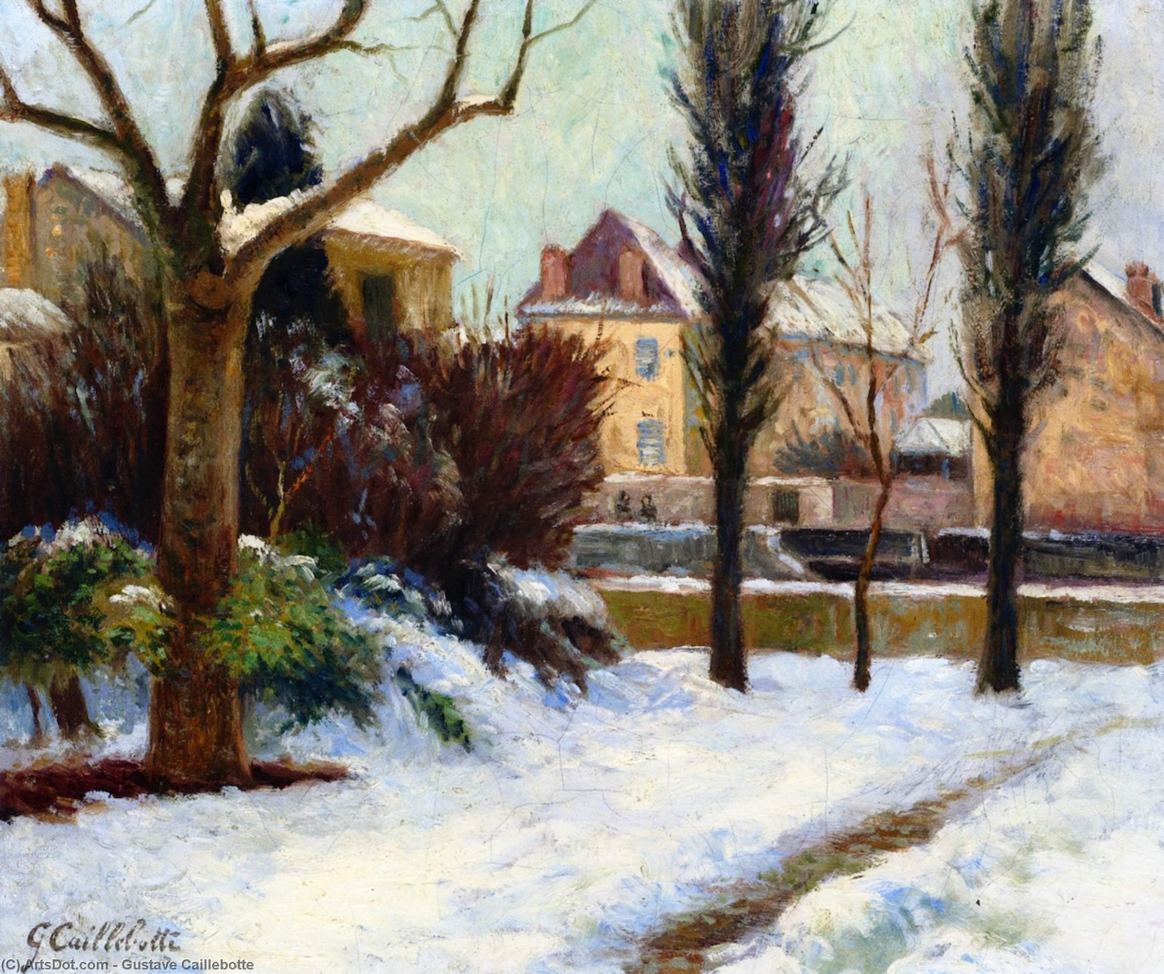 Winter Landscape — Густав Кайботт