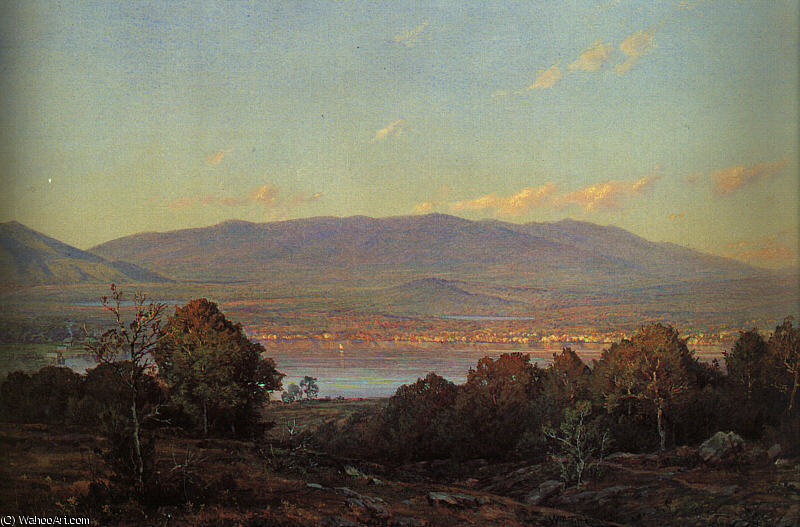 Sundown At Centre Harbour, New Hampshire — William Trost Richards
