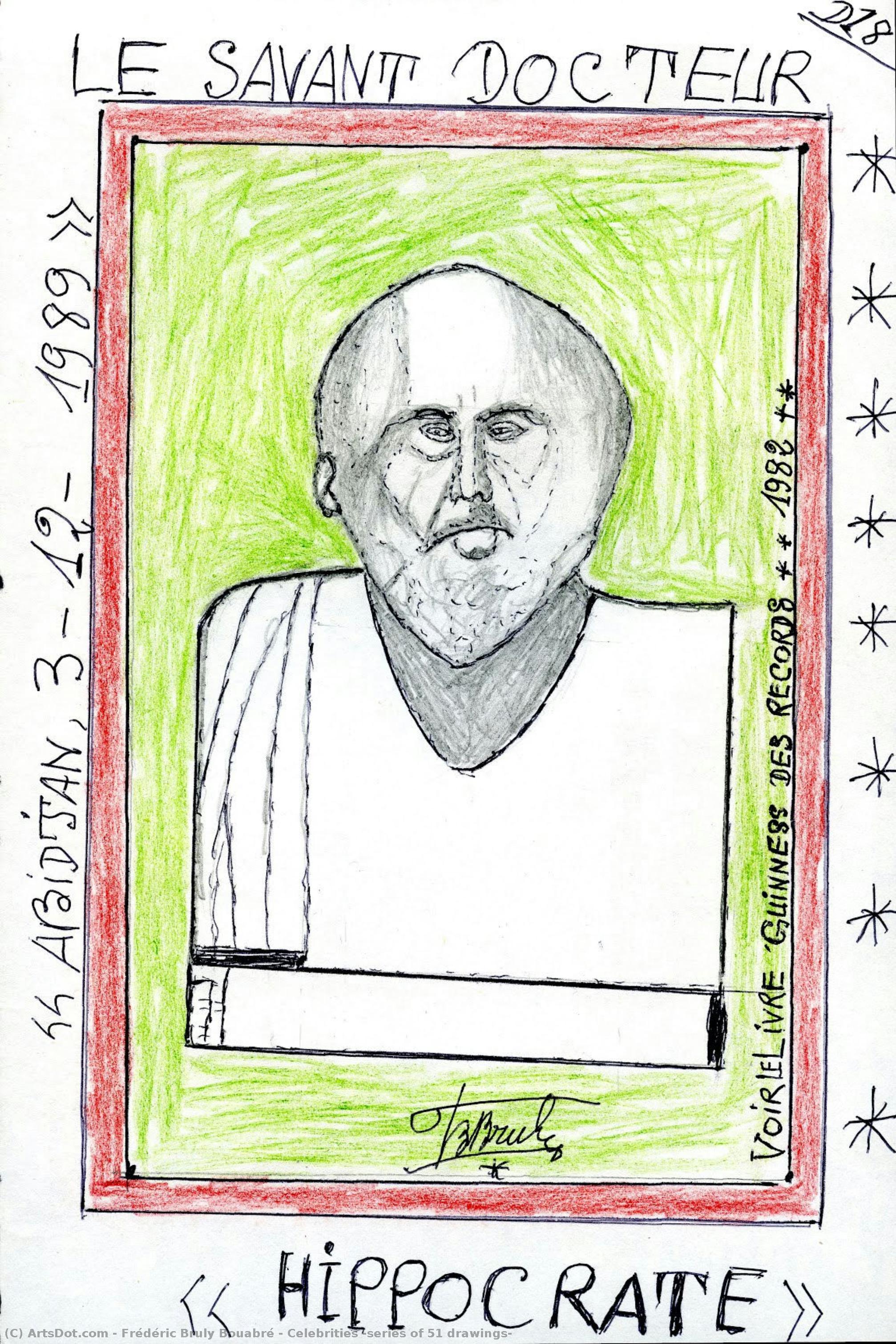 Celebrities (series Of 51 Drawings) — Frédéric Bruly Bouabré