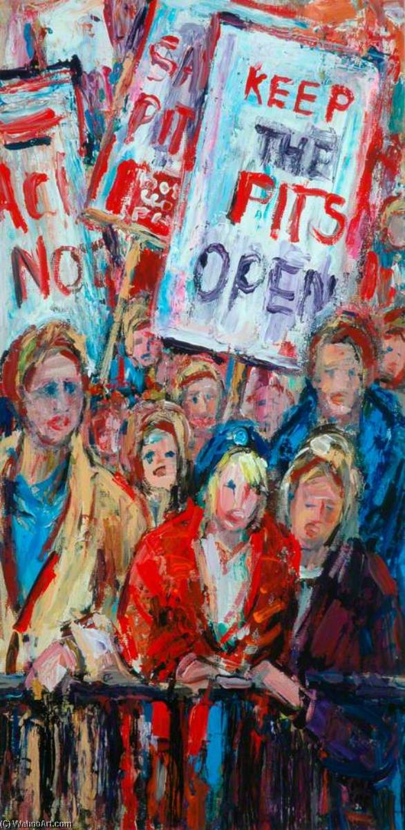 'keep The Pits Open', Protest — Marjorie Arnfield