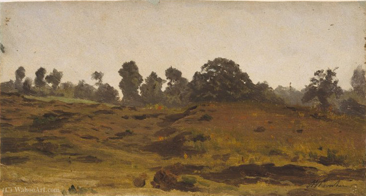 View Of A Field — Auguste François Bonheur