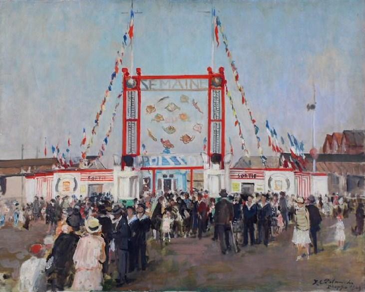 La Semaine Du Poissen À Dieppe — Jacques-émile Blanche