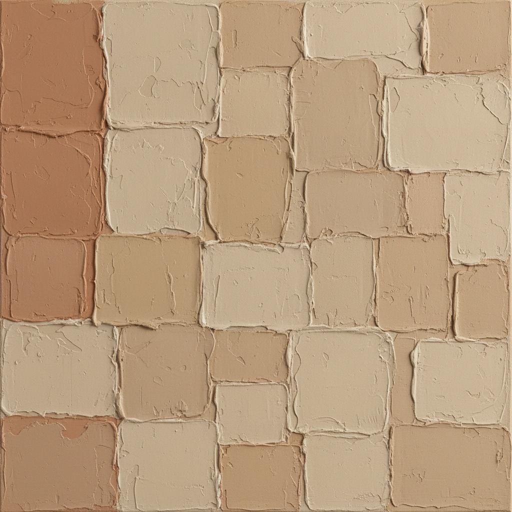 Tonos Tierra Monolíticos: Un Mosaico Escultórico De Terracota Meditativa E Impasto Arenado — David Moreau