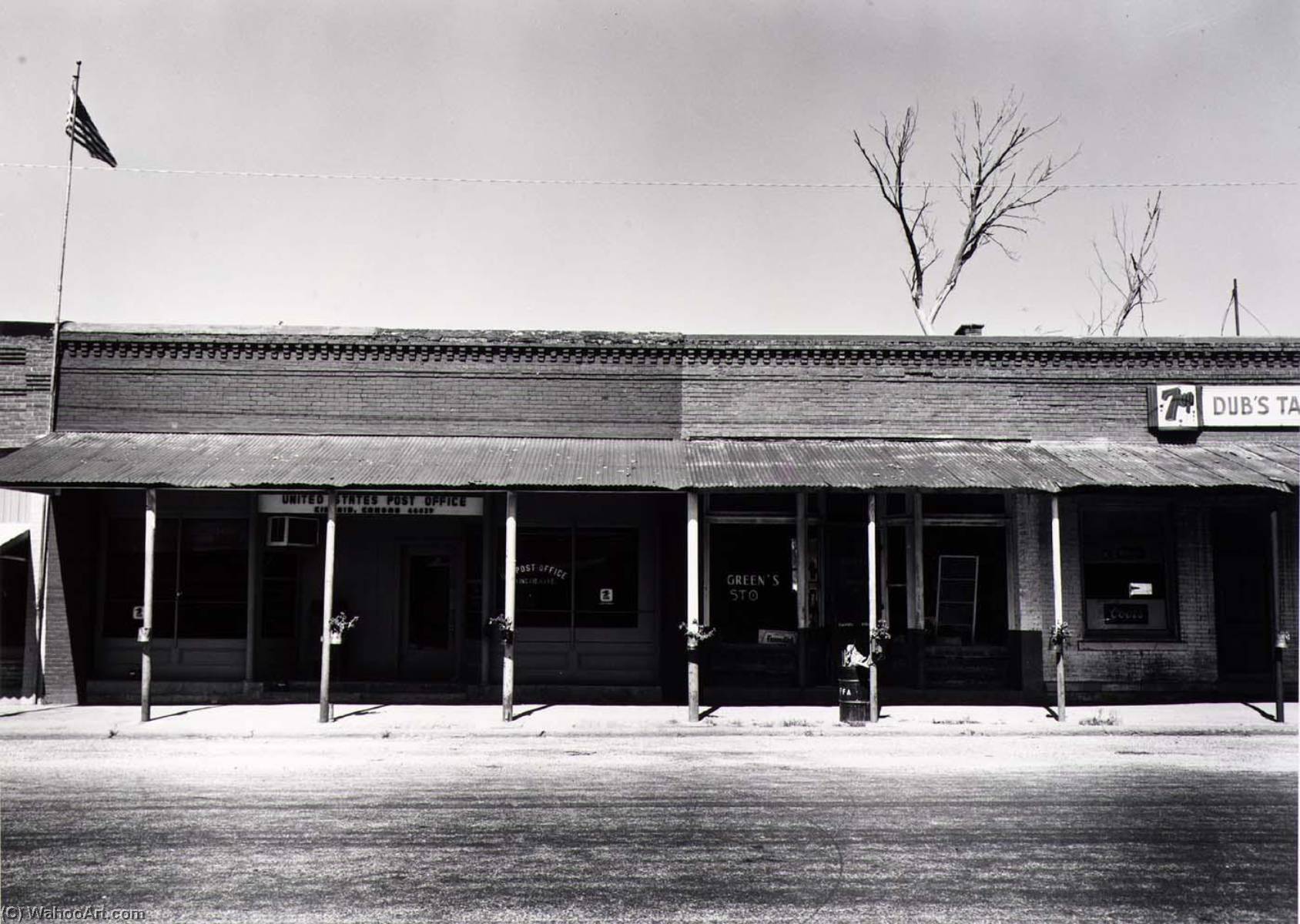 Kincaid Post Office, From The Kansas Documentary Survey Project — James Lyle Enyeart