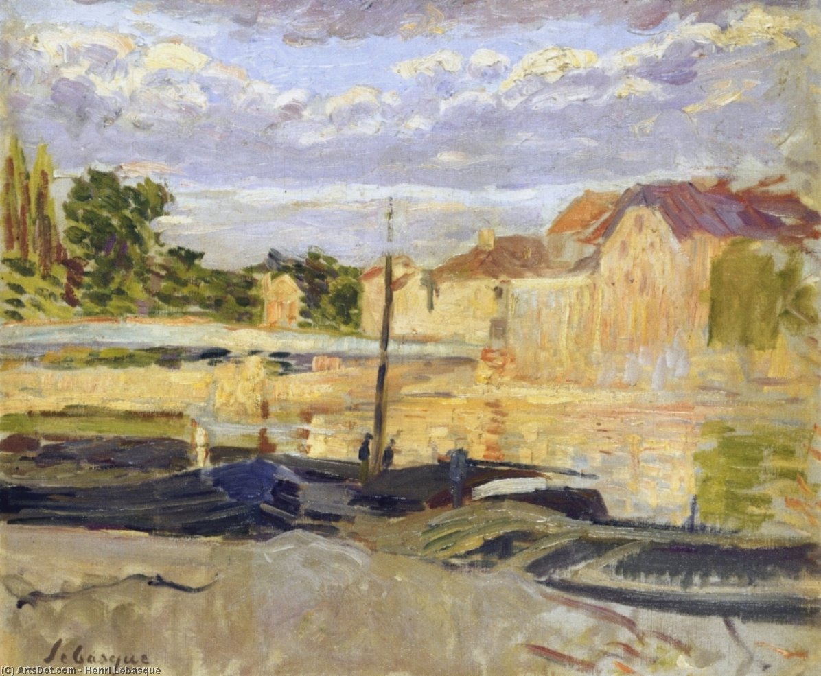 The Banks Of The Marne At Lagny — Henri Lebasque