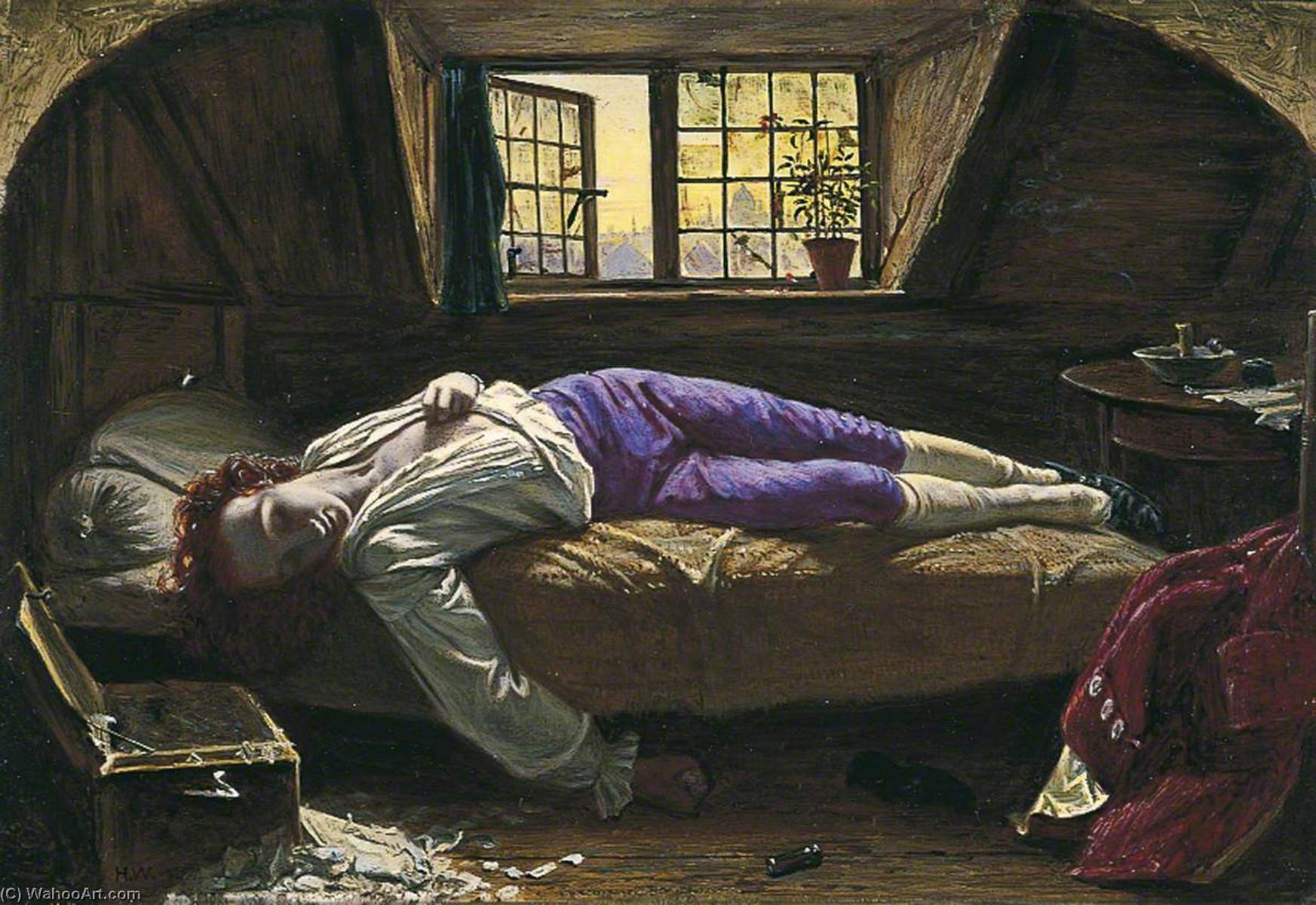 The Death Of Chatterton — Henry Wallis